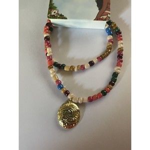 Disney Parks Moana Te Fiti Glass Bead Stretch Bracelet  Epcot Journey of Water